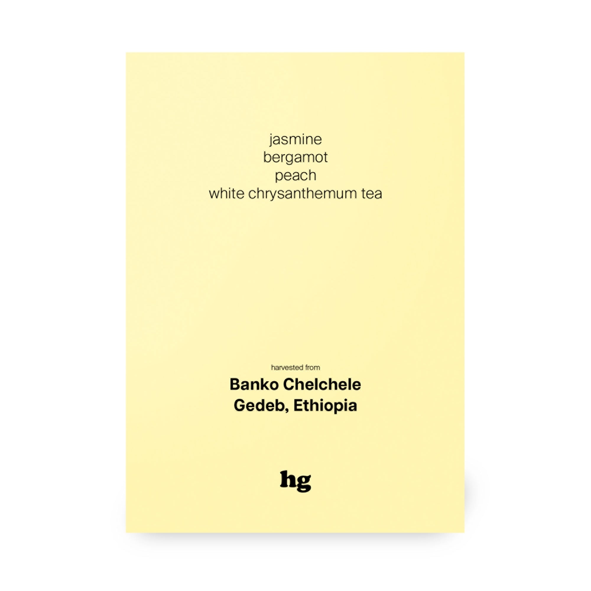 Banko Chelchele, Dega, Wolisho, Kurume & 74110, Washed, Ethiopia