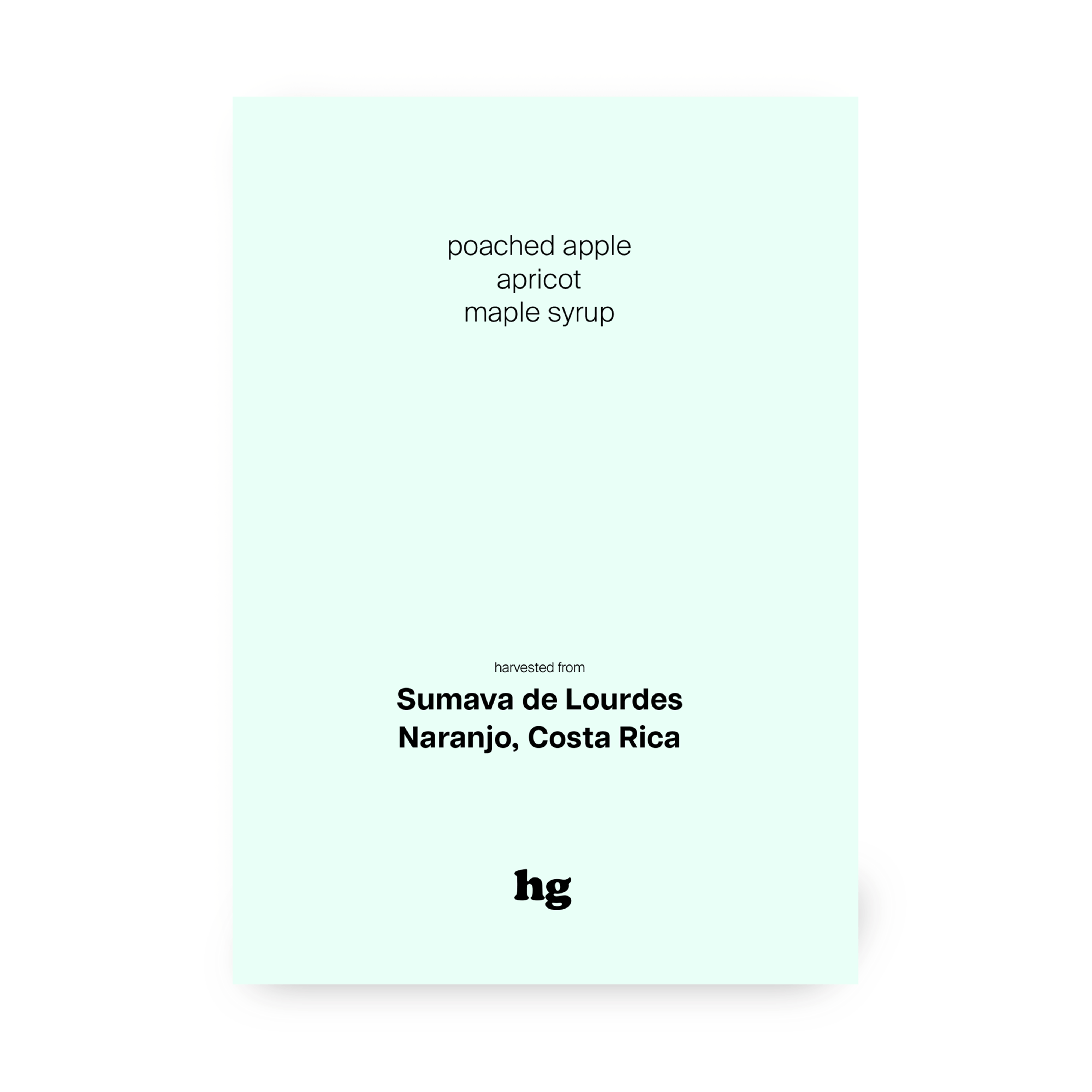 Sumava de Lourdes, Villa Sarchi, Anaerobic Natural, Costa Rica (In-store)