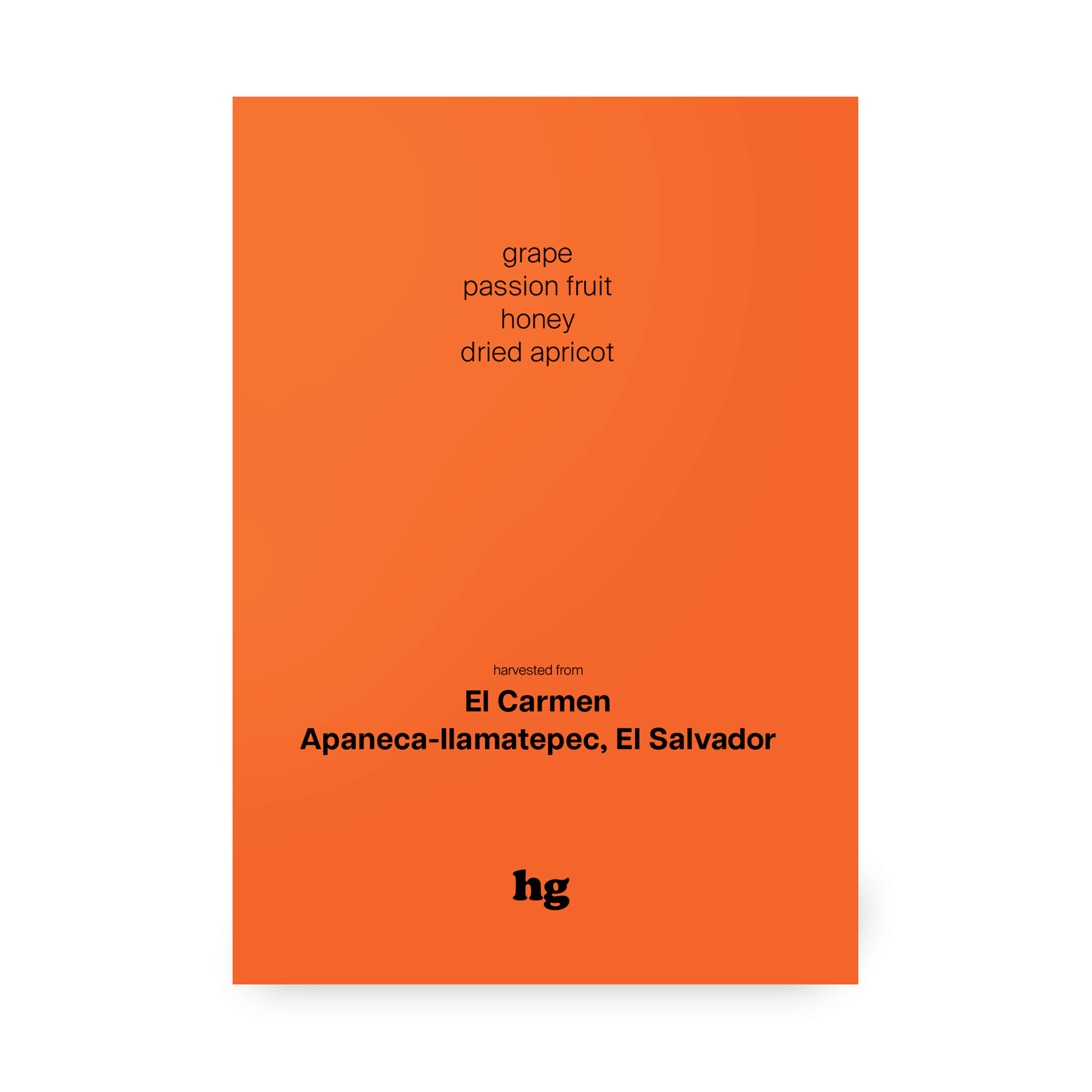 El Carmen, Orange Bourbon, Anaerobic Natural, El Salvador (In-store)