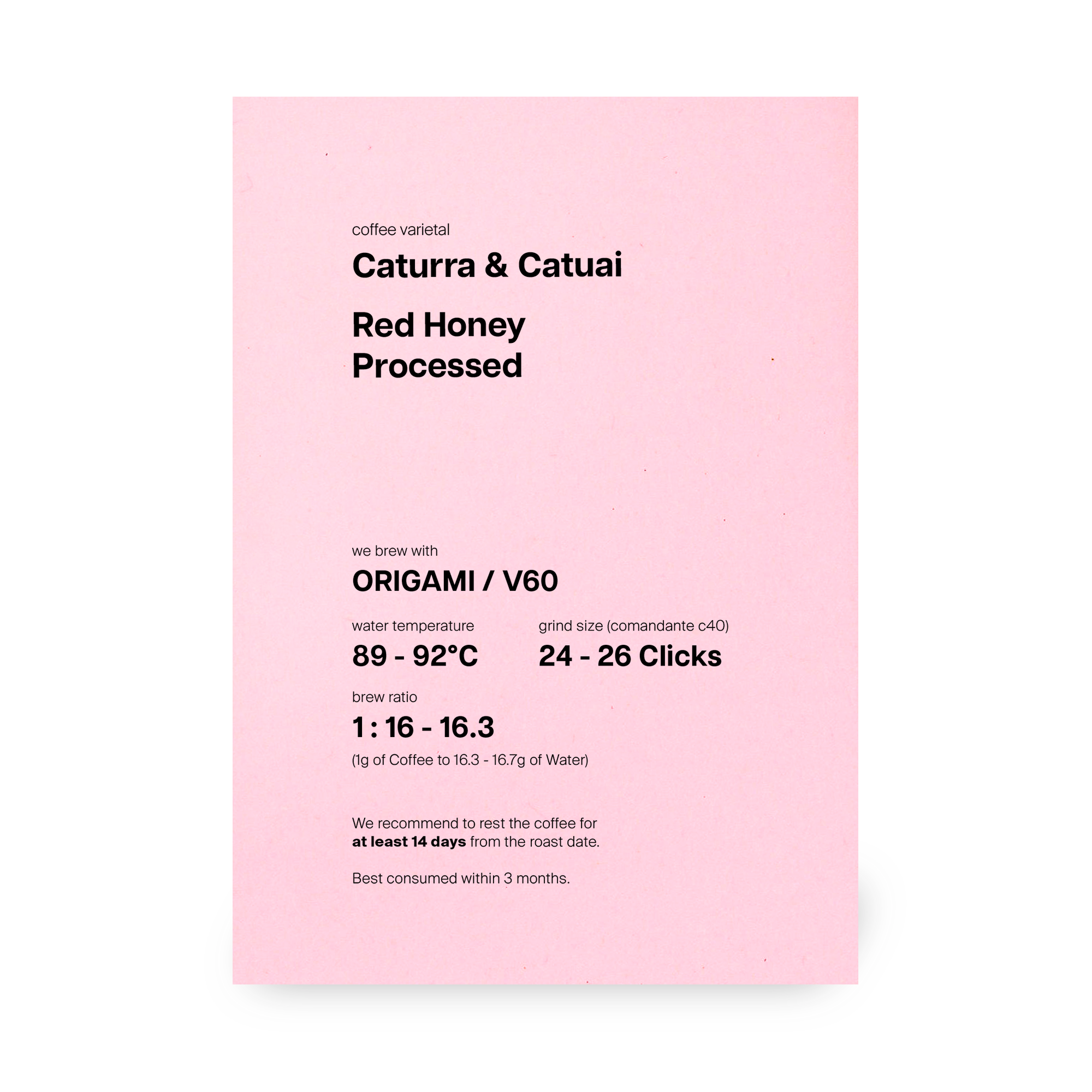 Aris, Caturra & Catuai, Red Honey, Costa Rica