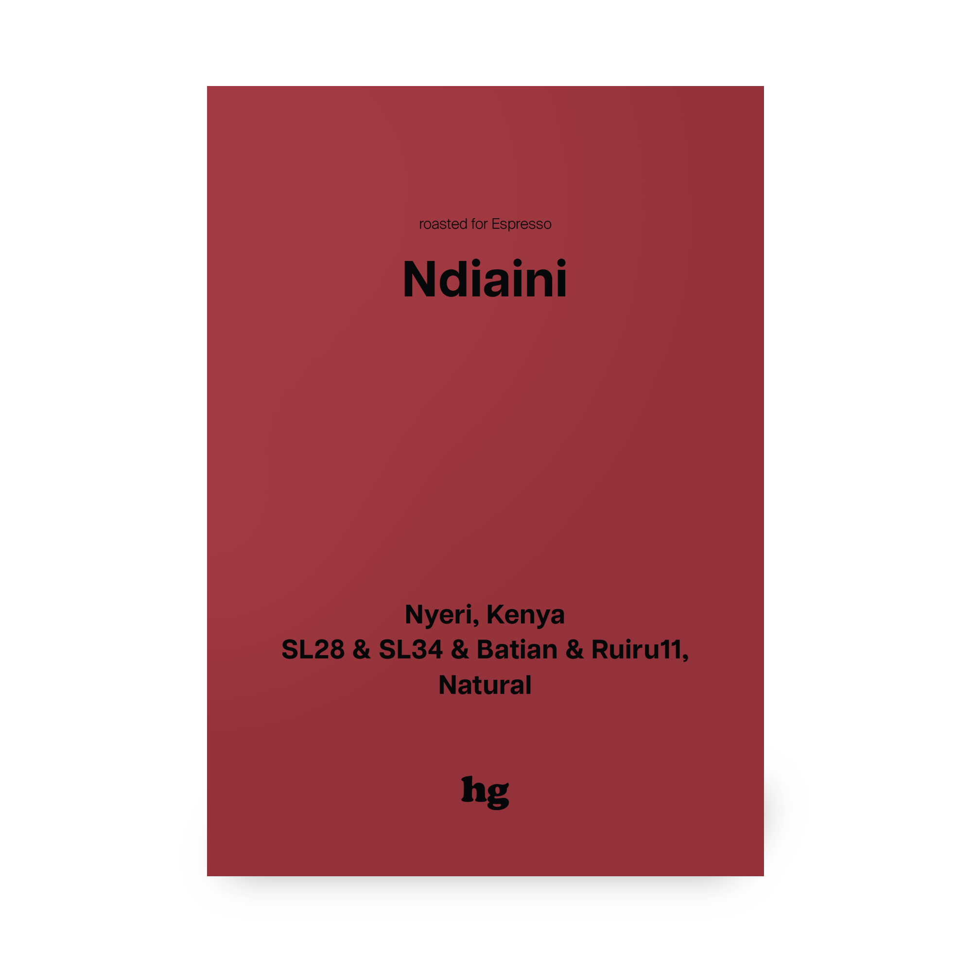 Ndiaini, SL28 & SL34 & Batian & Ruiru11, Natural, Kenya #E