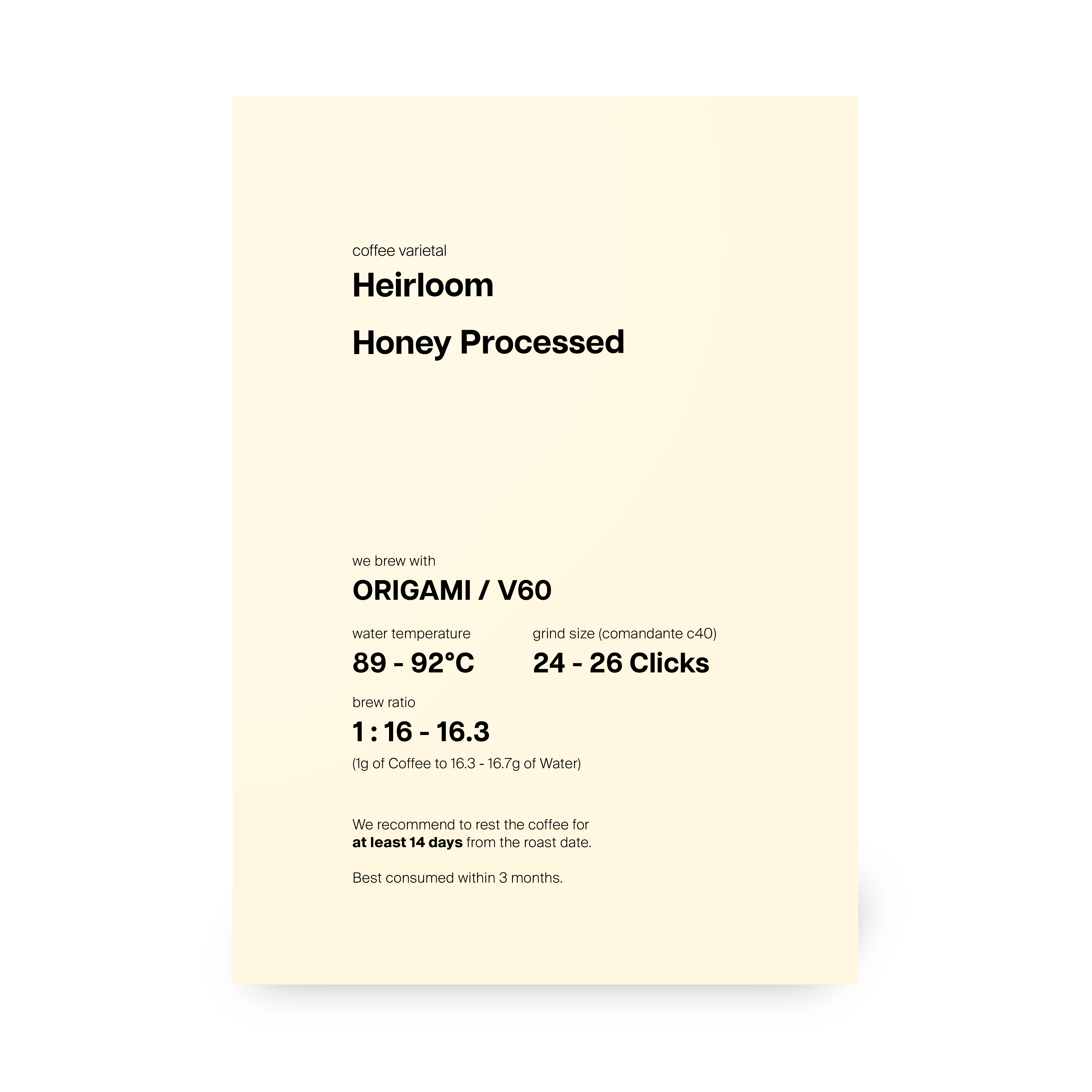 Tome Tebe Burla, Heirloom, Honey, Ethiopia