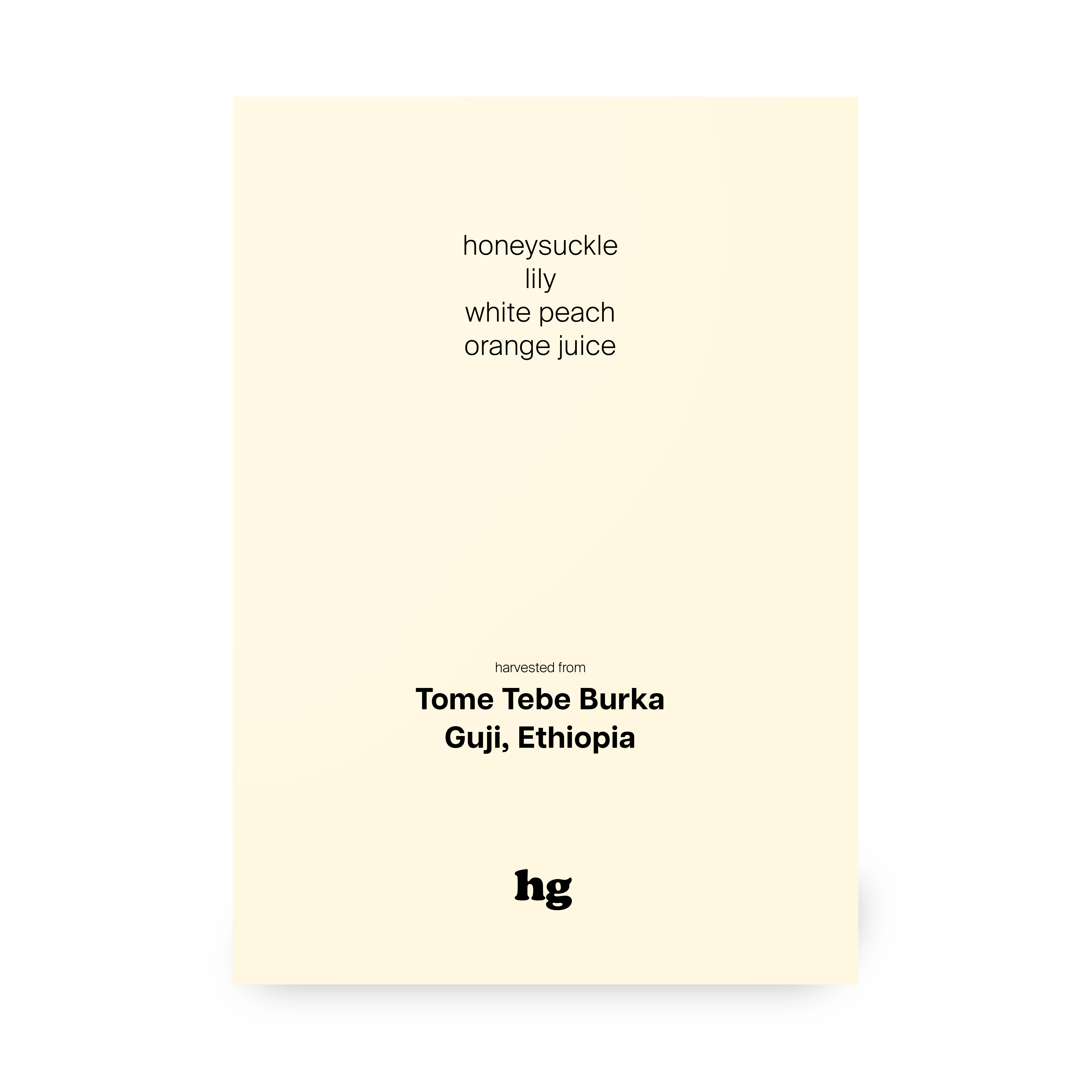 Tome Tebe Burla, Heirloom, Honey, Ethiopia