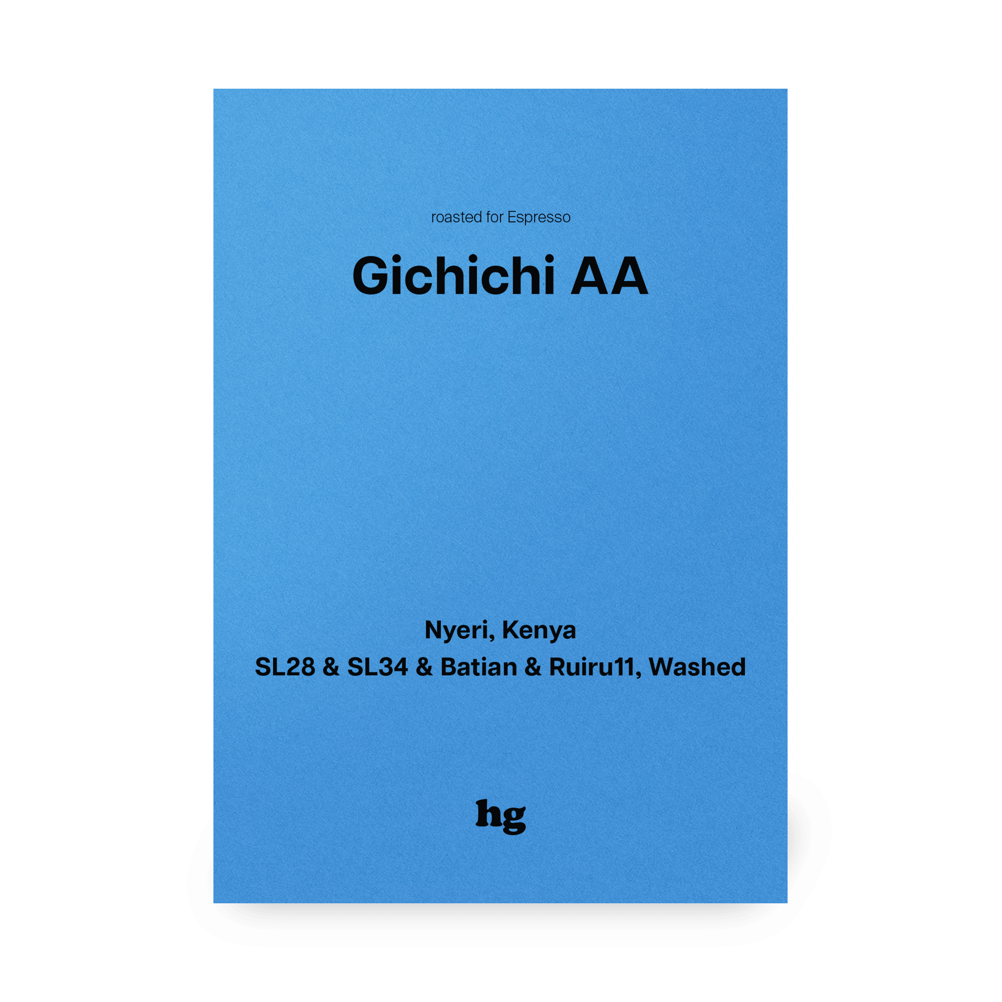 Gichichi, SL28 & SL34 & Ruiru11 & Batian, Washed, Kenya (In-store)