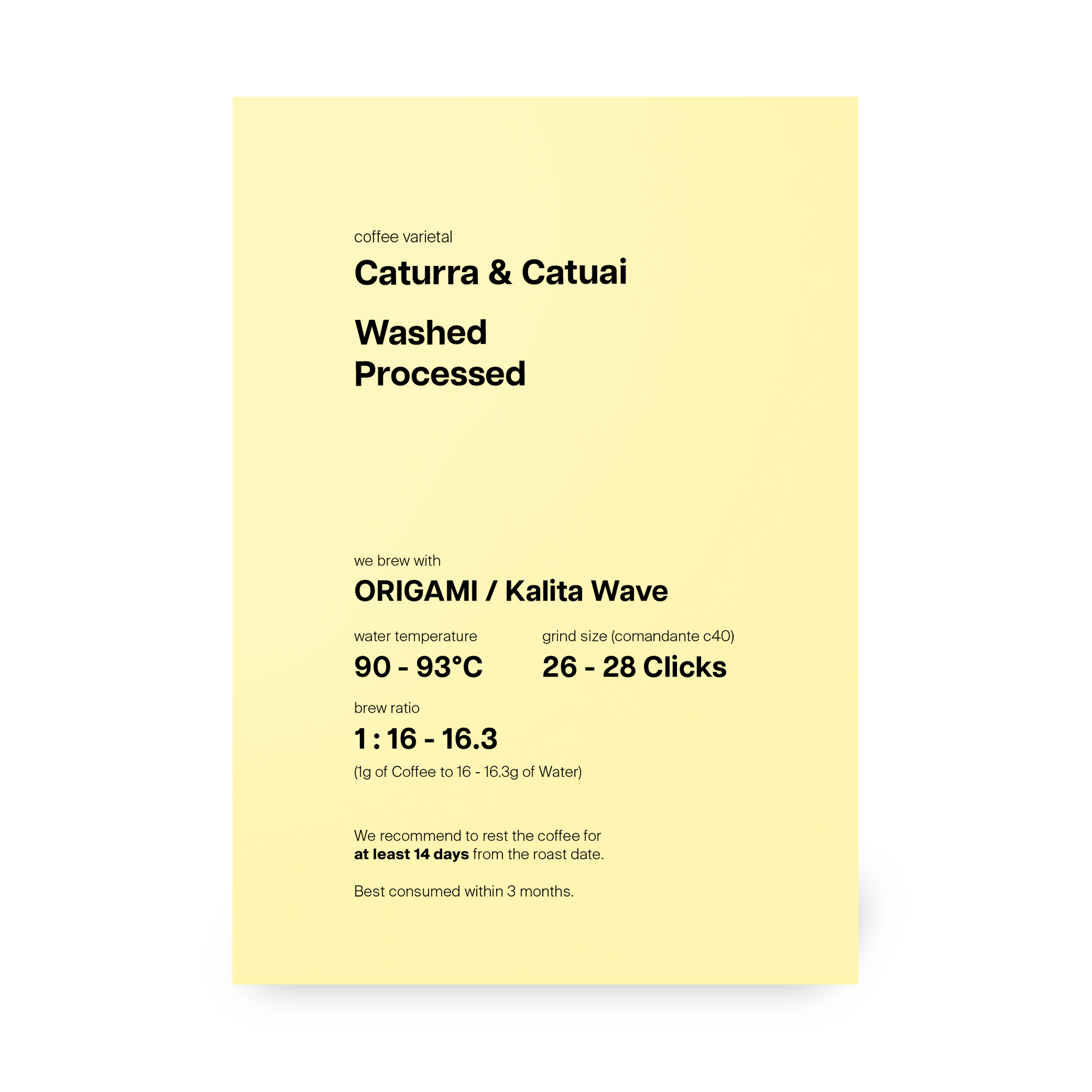 Uchumachi La Paz, Caturra & Catuai, Washed, Bolivia