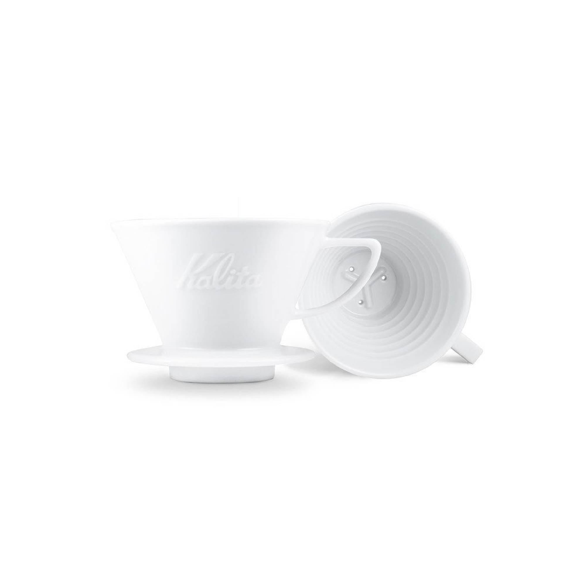 Kalita Porcelain Wave Dripper Coffee
