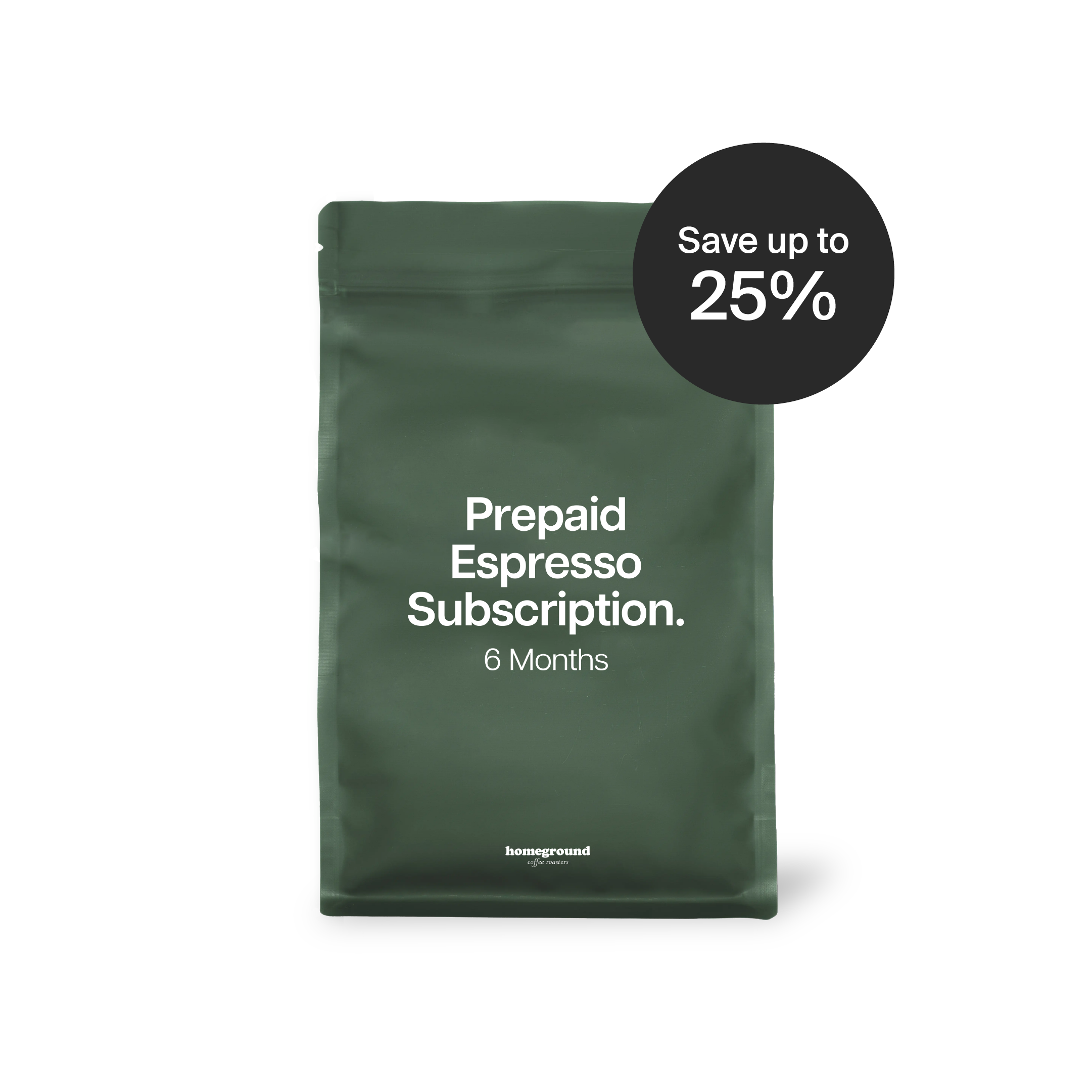 6-Month Prepaid Espresso Subscription