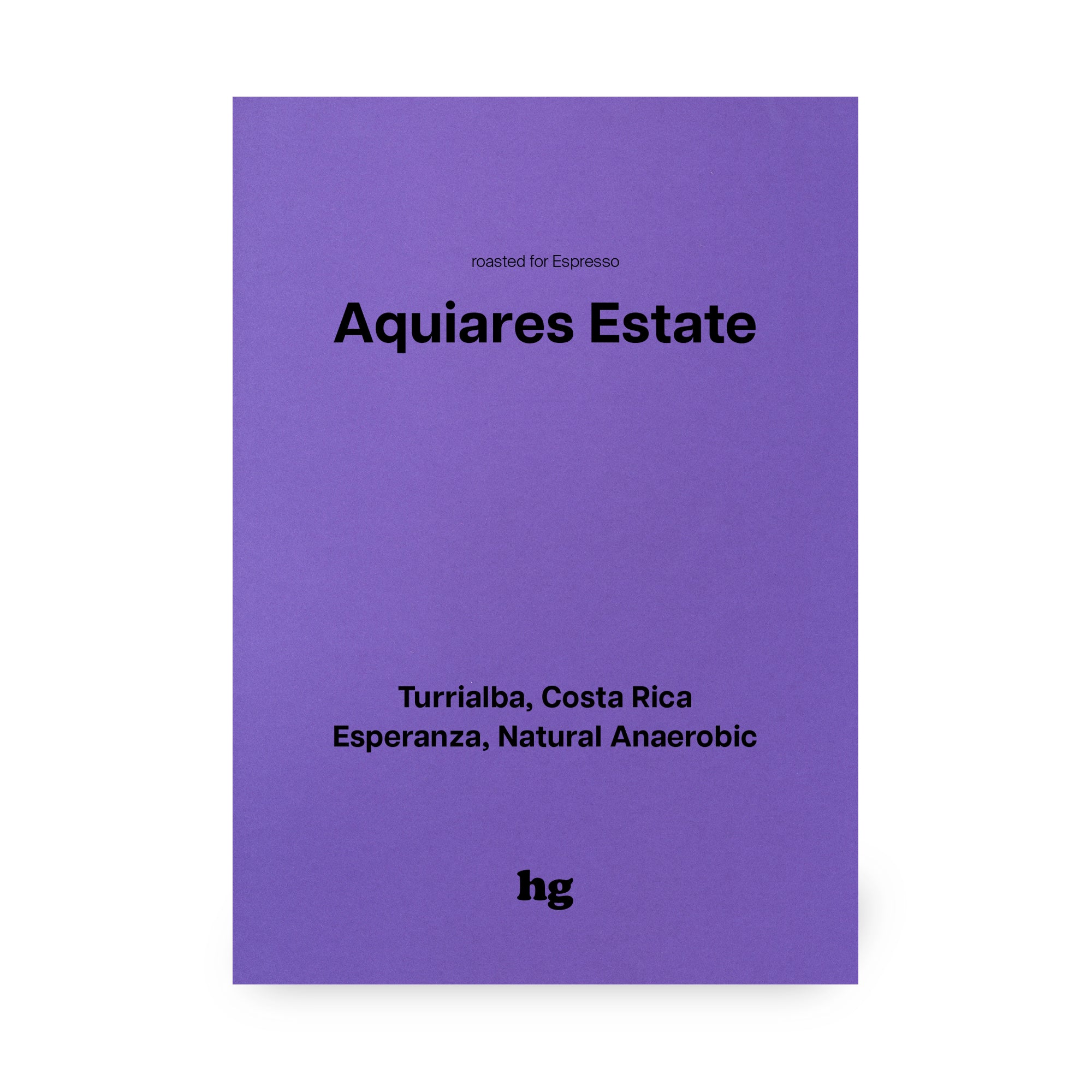 Aquiares Estate, Esperanza, Anaerobic Natural, Costa Rica