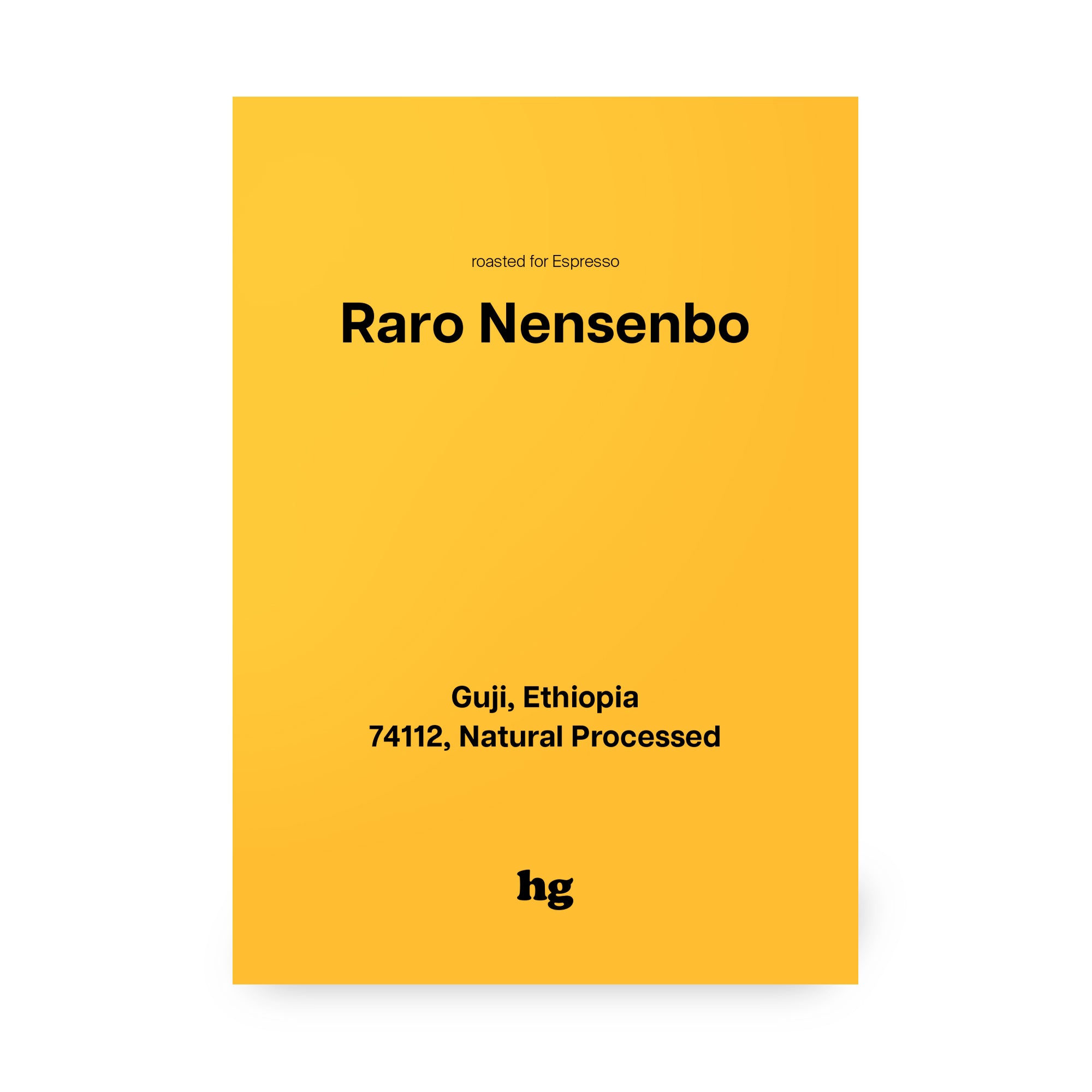 #E Raro Nensenbo, 74112, Natural, Ethiopia