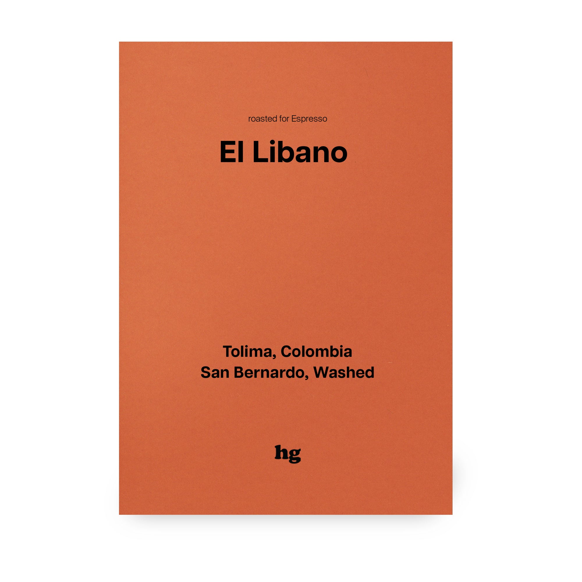 #E El Libano, San Bernardo, Washed, Colombia
