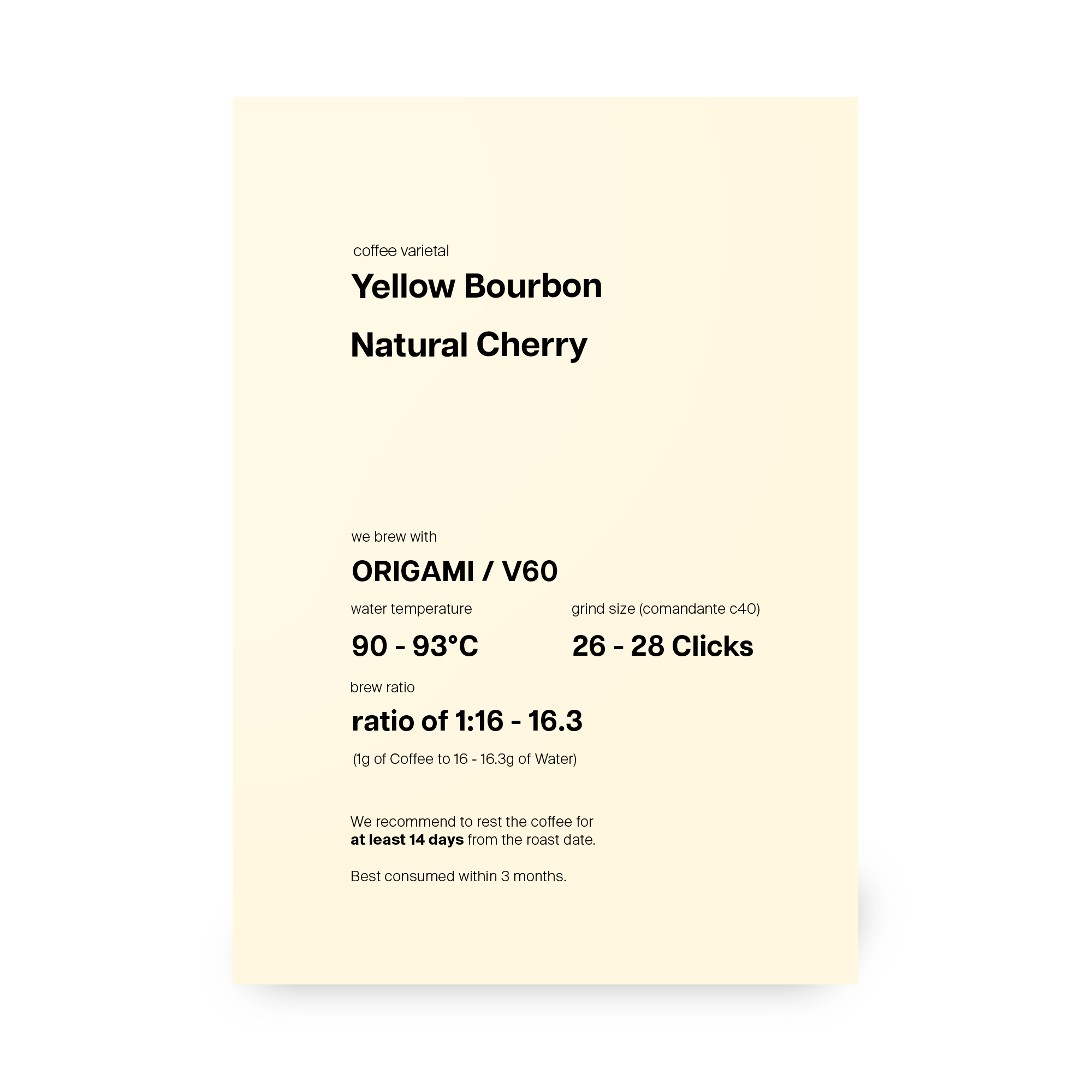Fazenda Rio Verde, Yellow Bourbon, Natural Cherry, Brazil