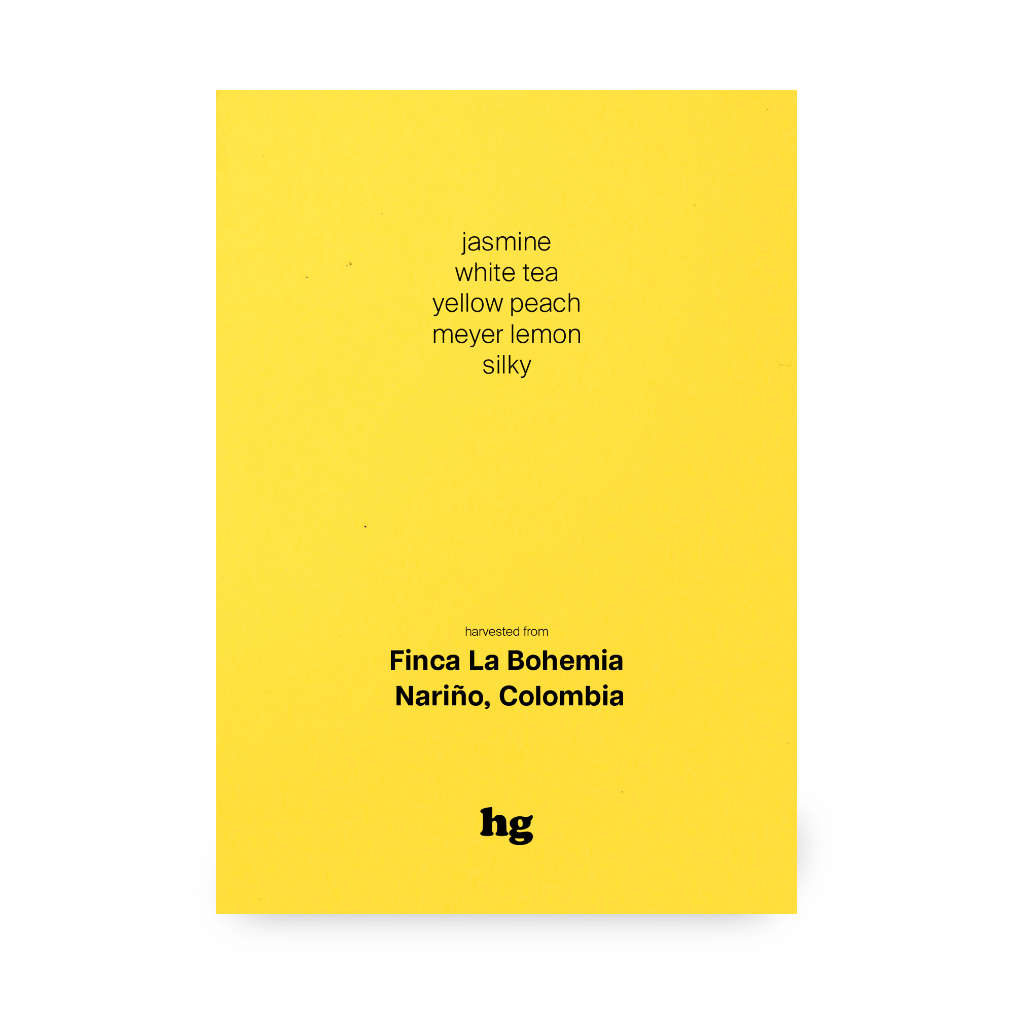 Finca La Bohemia, Gesha, Washed, Colombia (In-store)