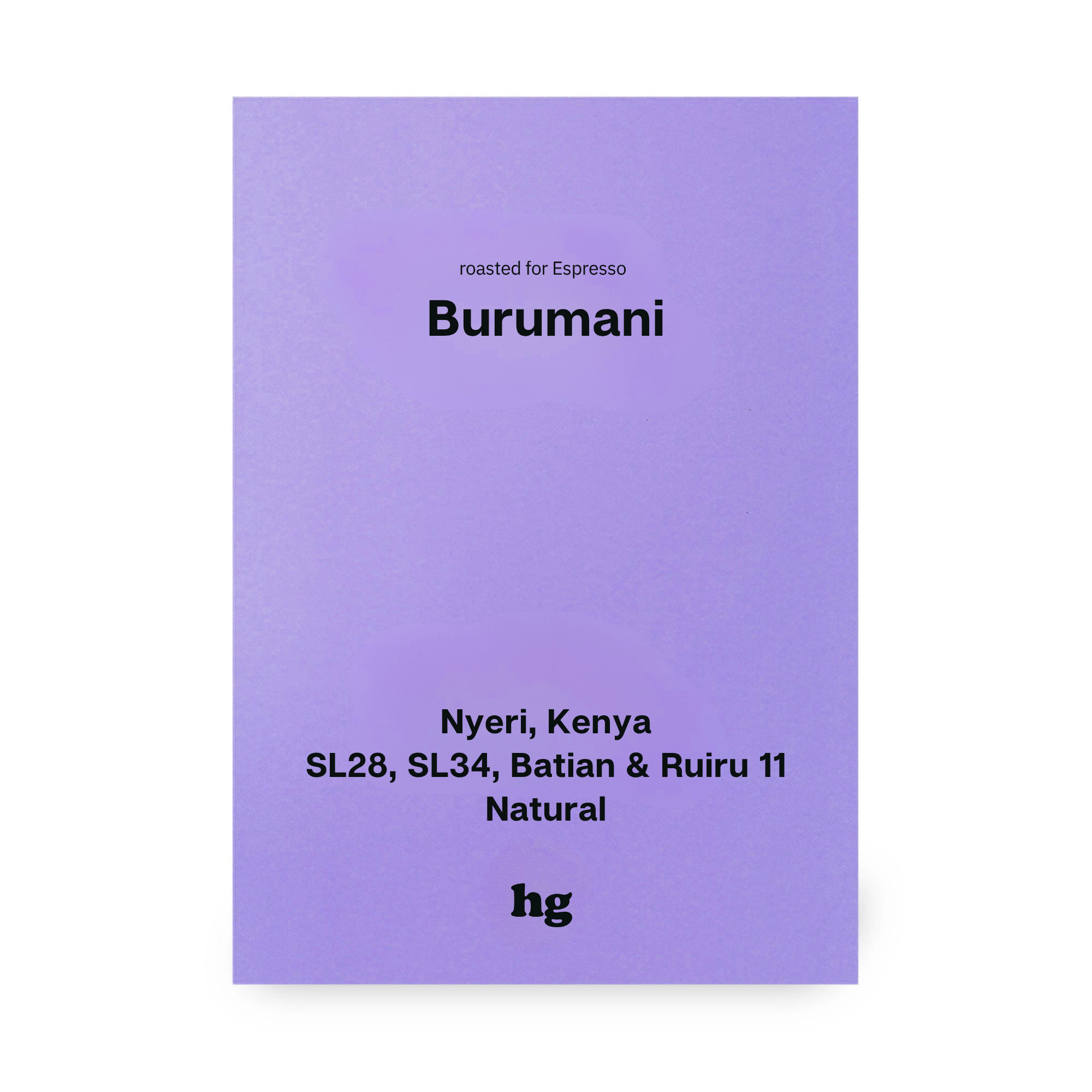 Burumani, SL28, SL34, Batian & Ruiru11, Natural, Kenya #E