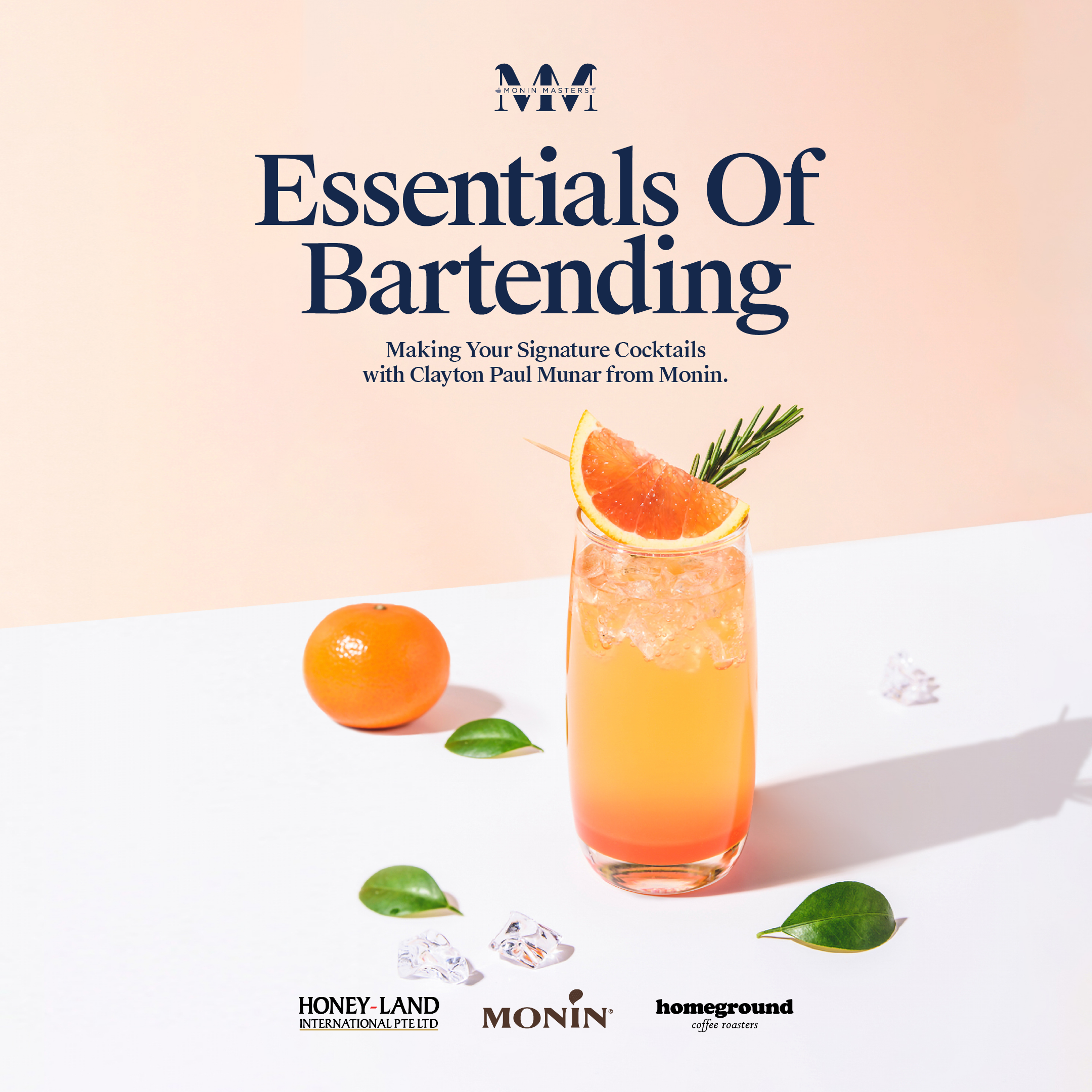 Essentials of Bartending, Collaboration with Monin Asia