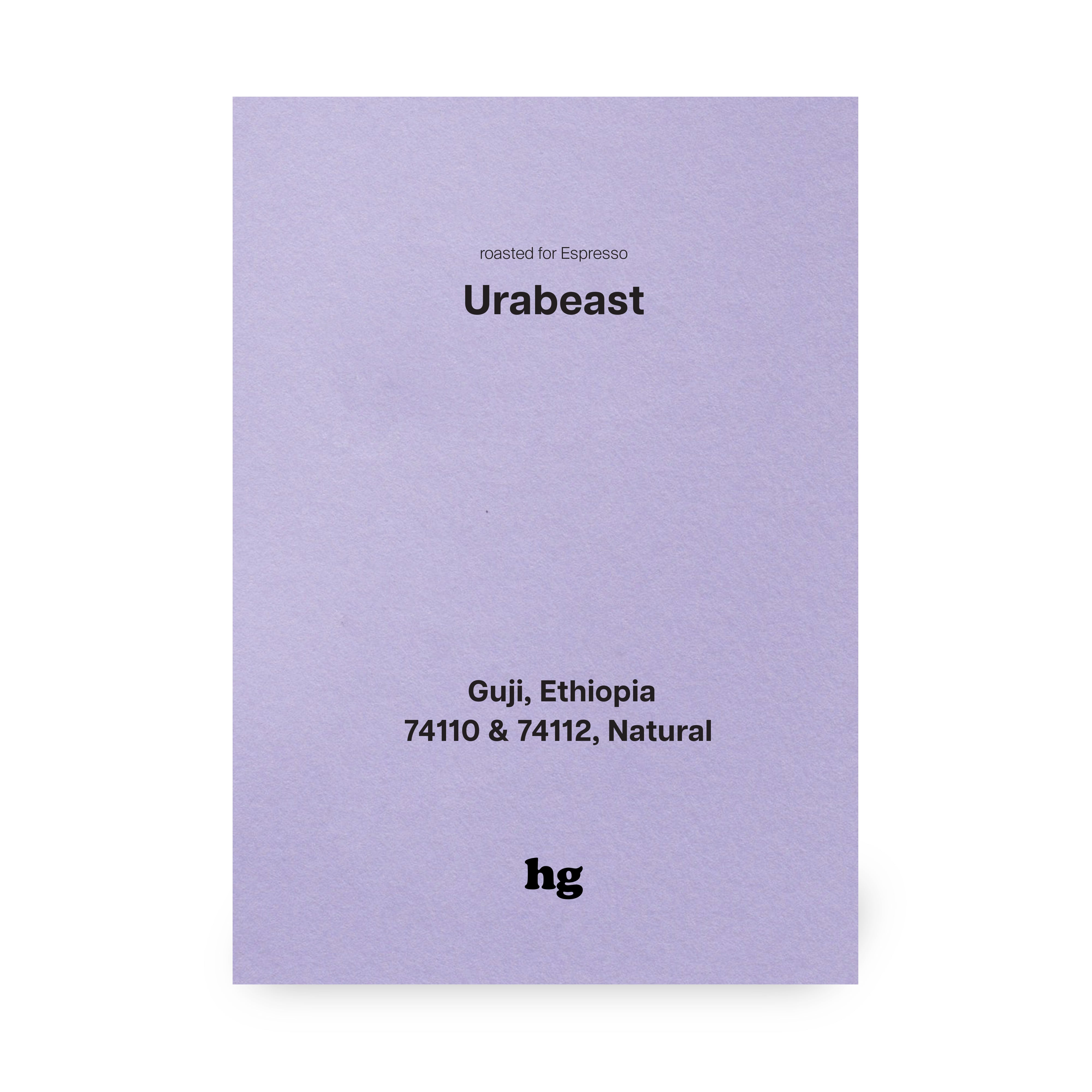 #E Urabeast Guji, 74110 & 74112, Natural, Ethiopia