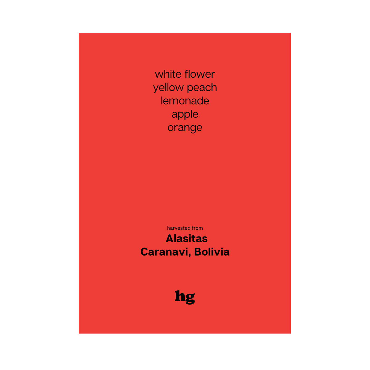 Photo of Roasted For Filter Alasitas, Gesha, Coco Natural, Bolivia
