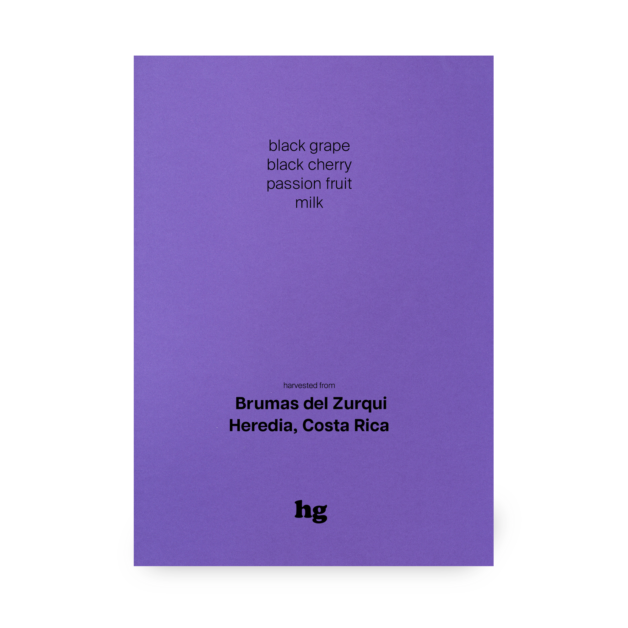 Brumas del Zurqui, Caturra, Natural, Costa Rica (Drip Bag In-store)