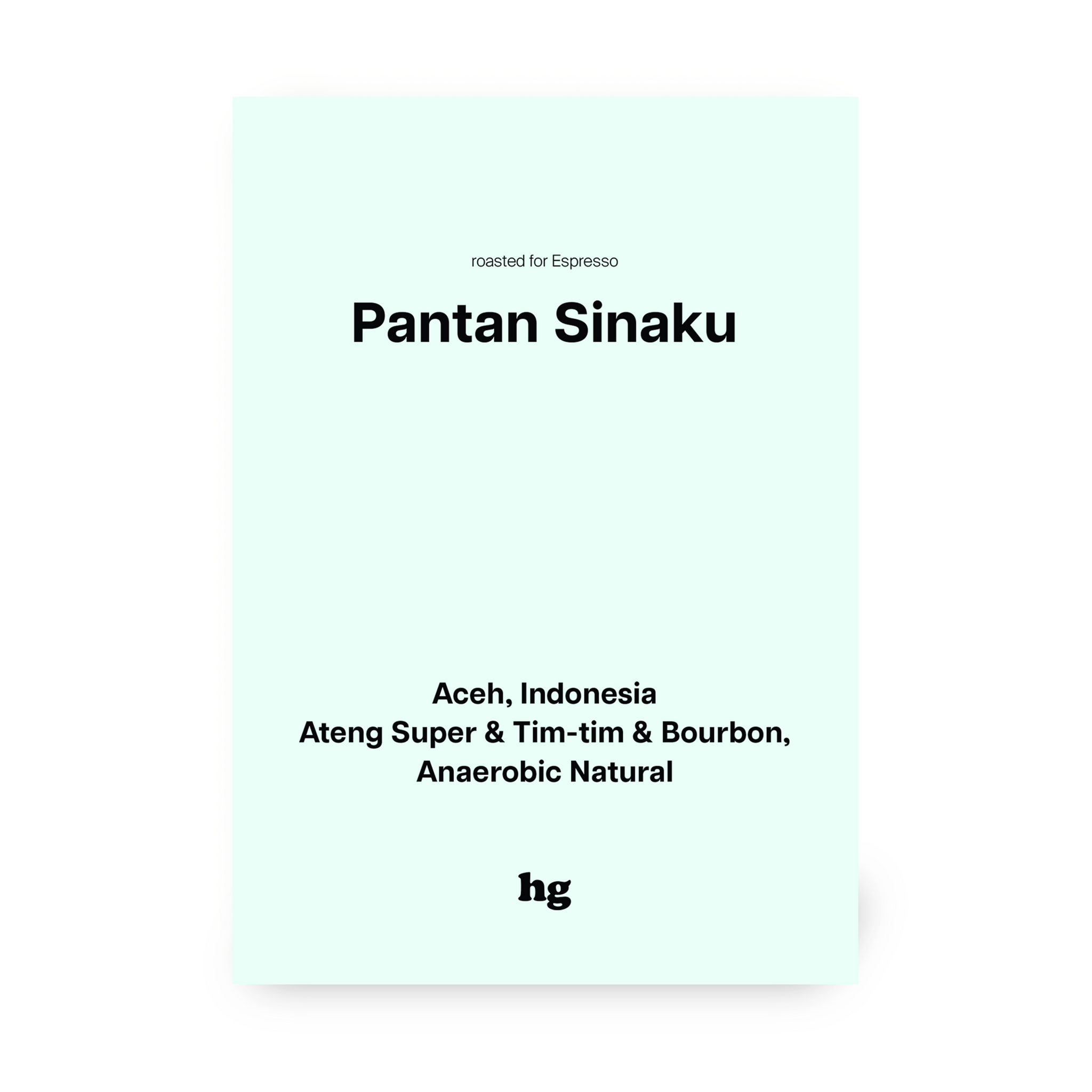 Pantan Sinaku, Anaerobic Natural, Indonesia