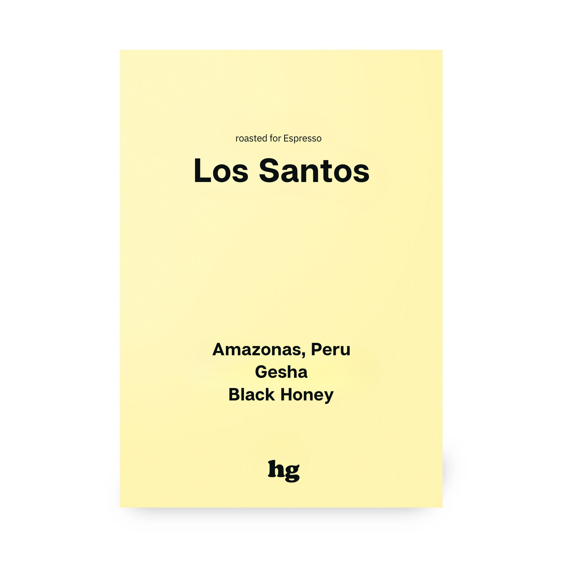 Photo of Los Santos Gesha Black Honey Peru E