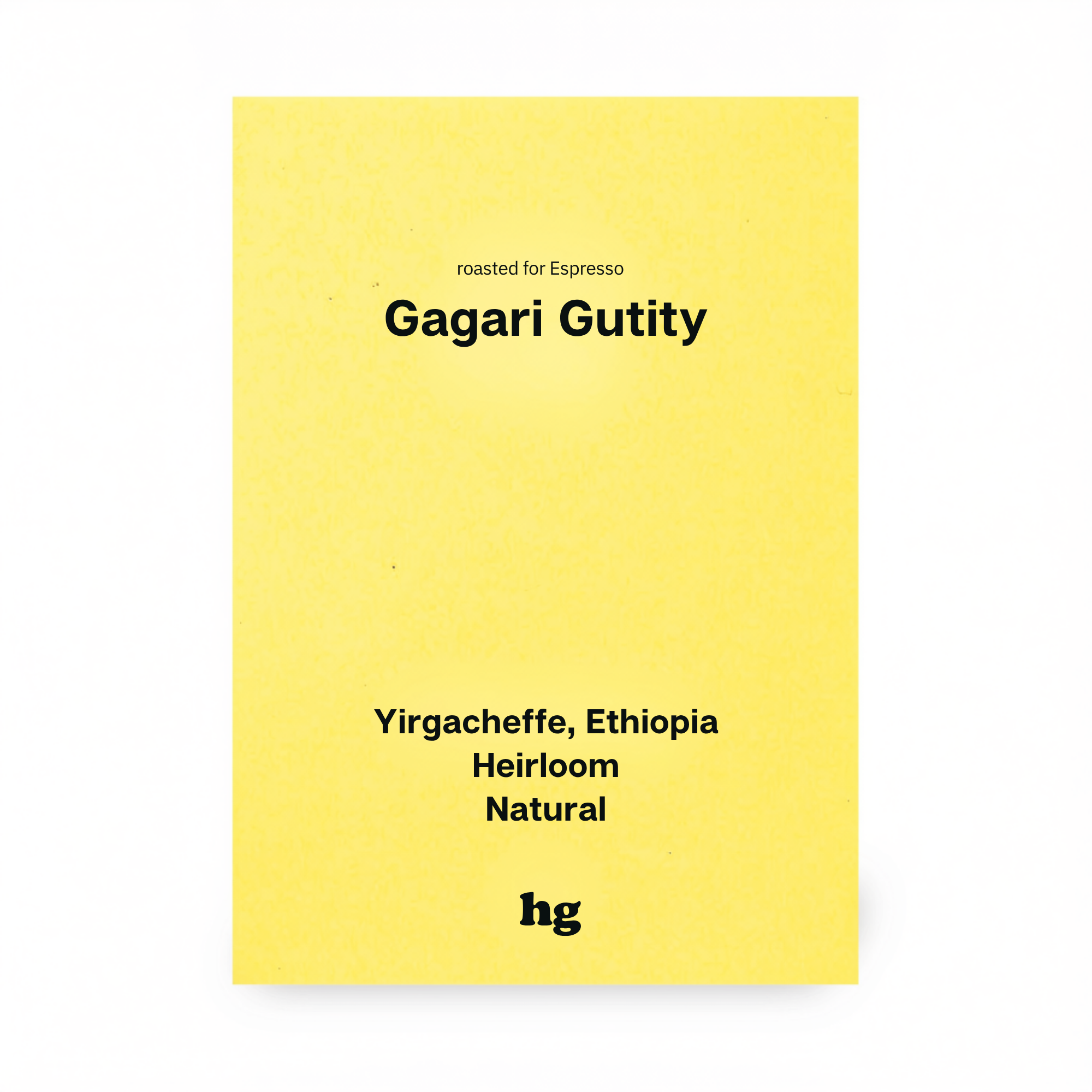 Gagari Gutity, Heirloom, Natural, Ethiopia #E