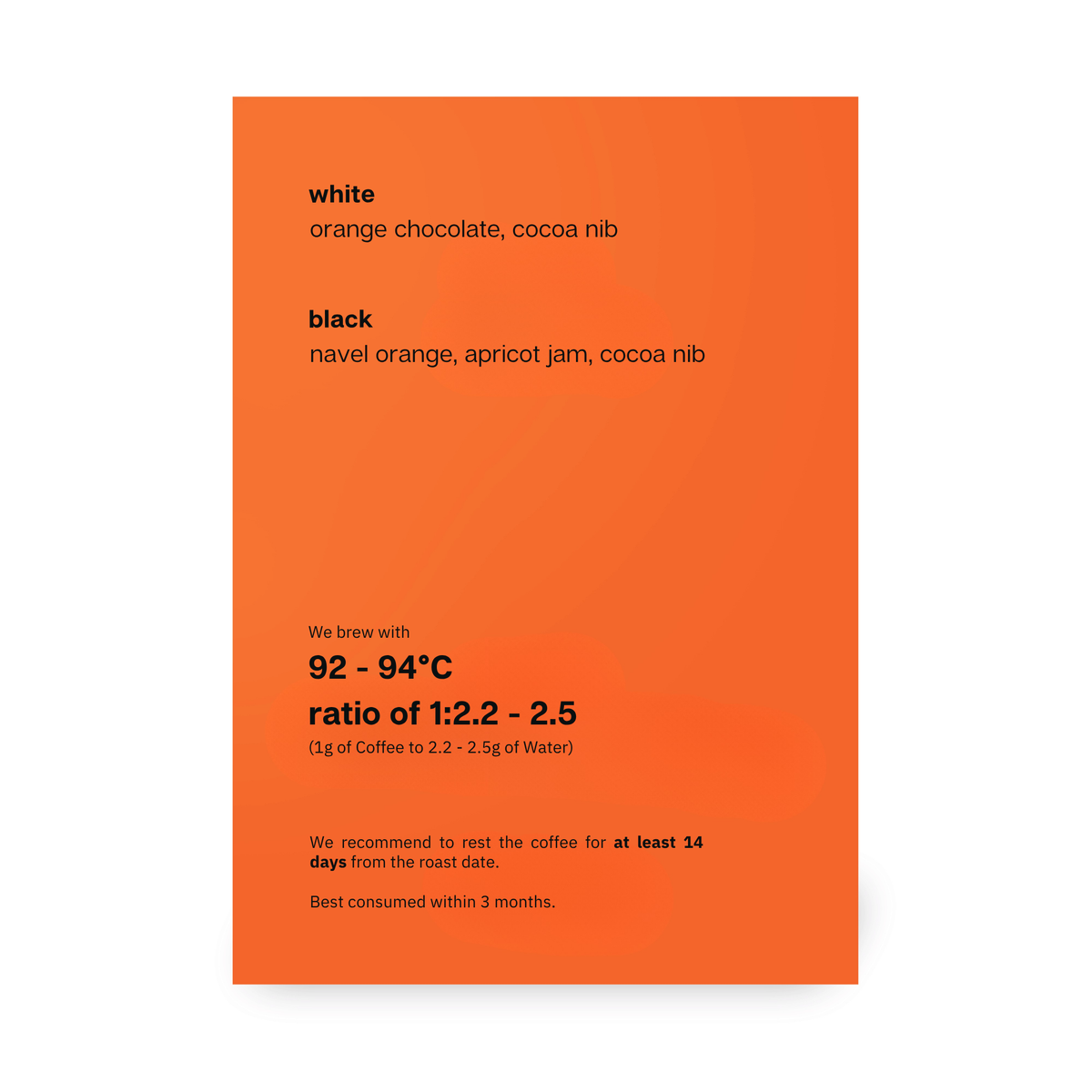 El Carmen, Orange Bourbon, Anaerobic Natural, El Salvador #E