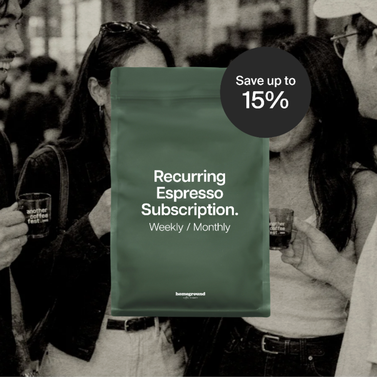 Recurring Espresso Subscription for Another Coffee Festival