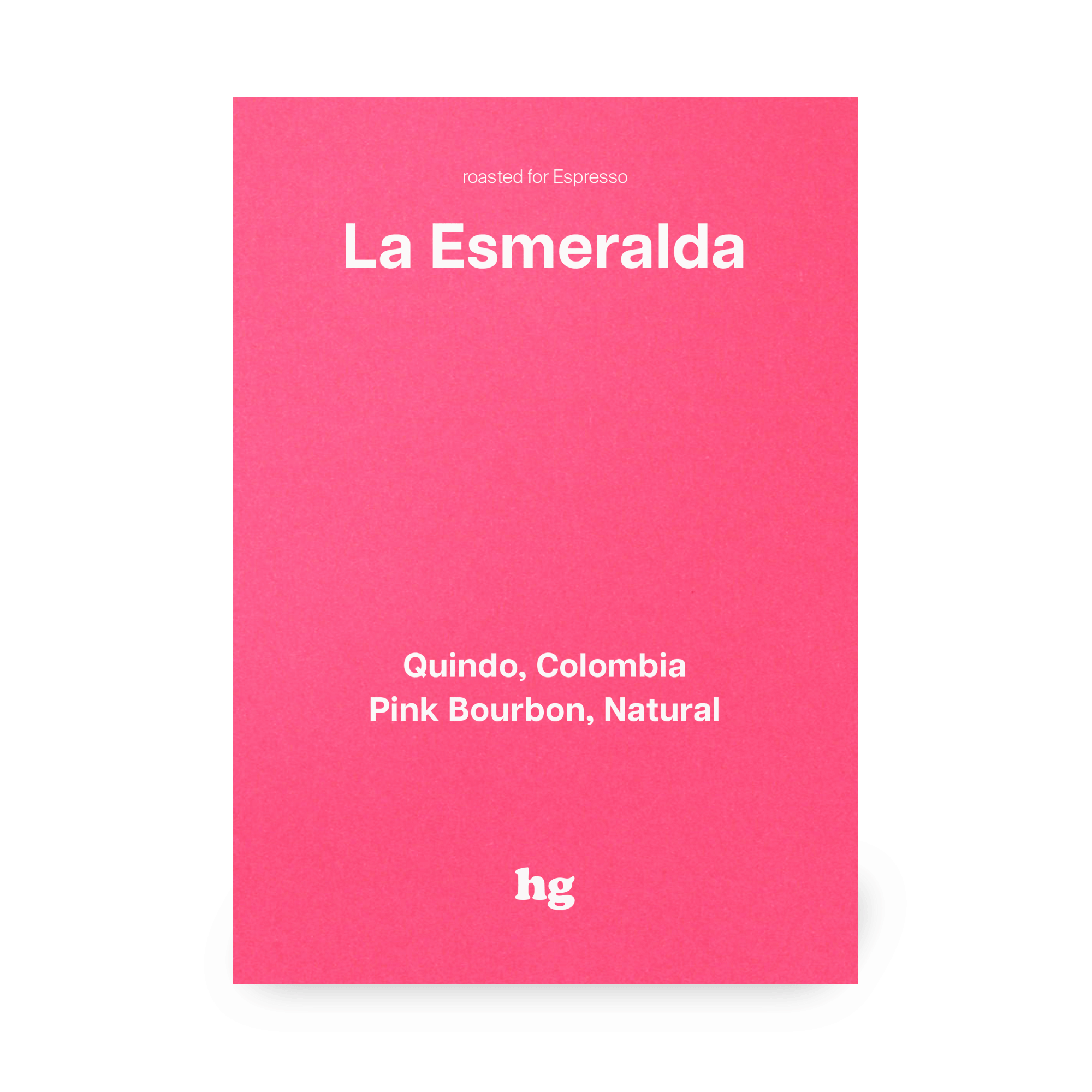 La Esmeralda, Pink Bourbon, Natural, Colombia (In-store)