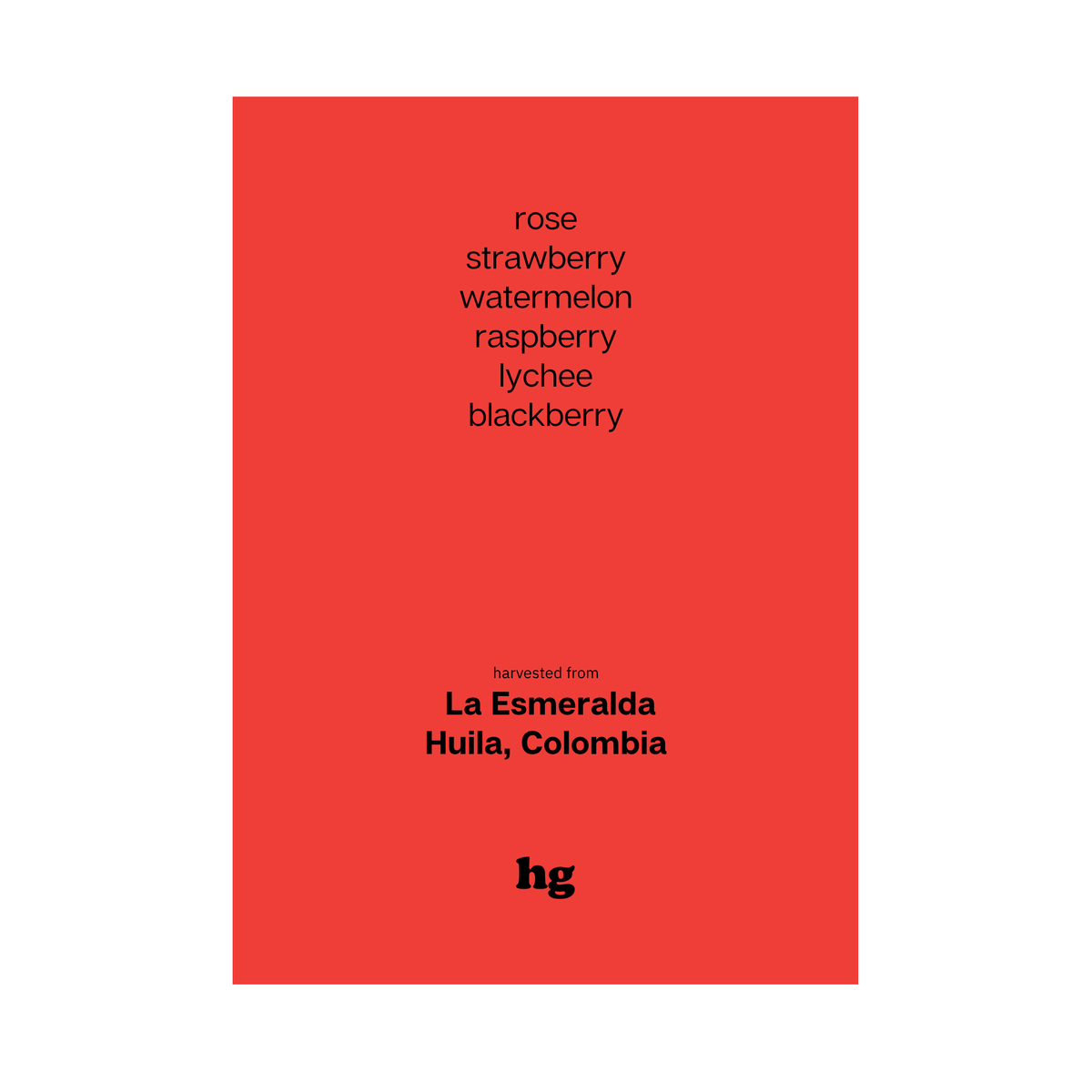 La Esmeralda, Gesha, Natural, Colombia (In-store)