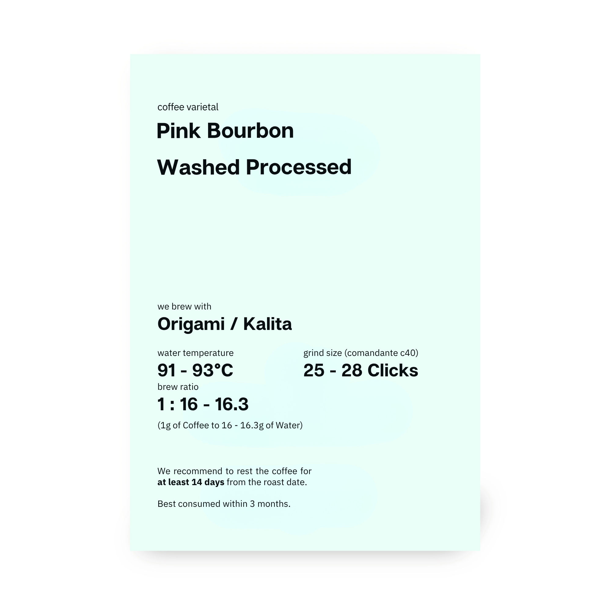 Santa Monica, Pink Bourbon, Washed, Colombia